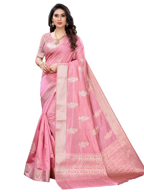 women's banarasi saree with blouse - 20346542 - Very Small Image - 1
