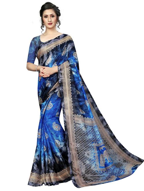 women self design bordered saree with blouse - 20348578 - Very Small Image - 1