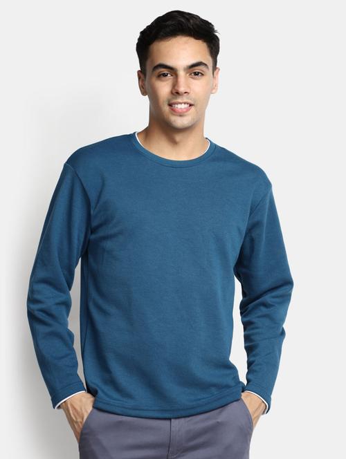 men solid round neck t-shirt - 20361531 - Very Small Image - 1