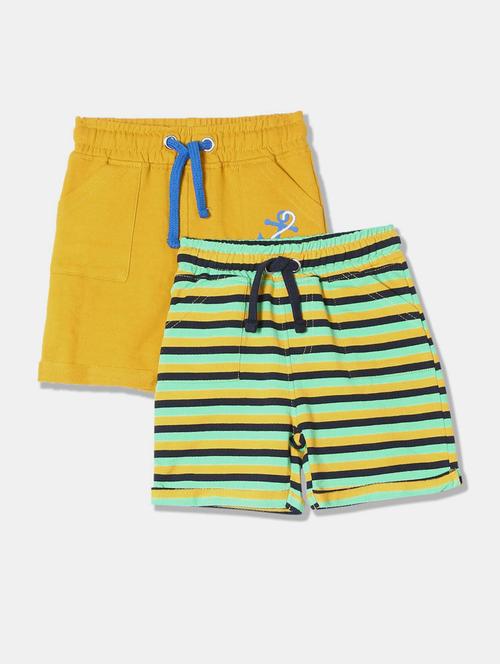 boys pack of 2 three fourth shorts - 20361741 - Very Small Image - 1