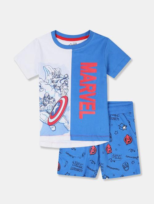 boys graphic printed shorts set - 20362032 - Very Small Image - 1