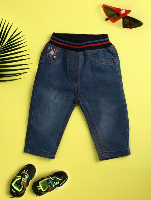 boy's plain slim fit jeans - 20362349 - Very Small Image - 1