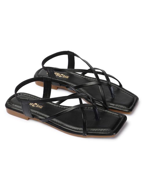 black back strap sandal - 20363313 - Very Small Image - 1