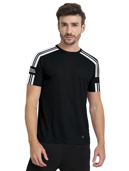 black striped short sleeve t-shirt - 20367217 - Very Small Image - 1