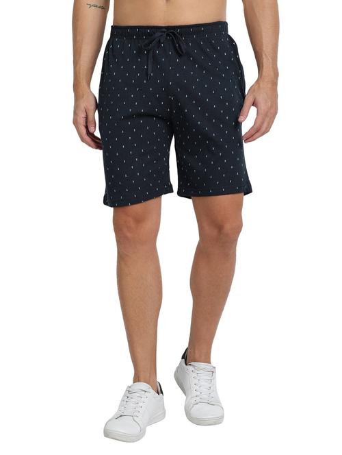 navy blue printed mid rise boxer - 20367649 - Very Small Image - 1
