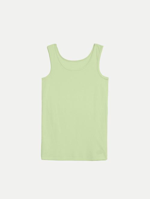 girls round neck tank - 20374400 - Very Small Image - 1