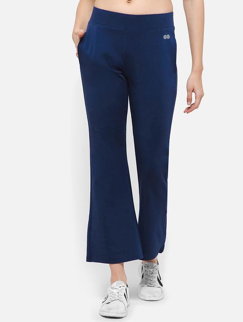 navy blue solid track pant - 20375911 - Very Small Image - 1