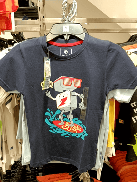 navy blue cotton blend shirt - 20378273 - Very Small Image - 1