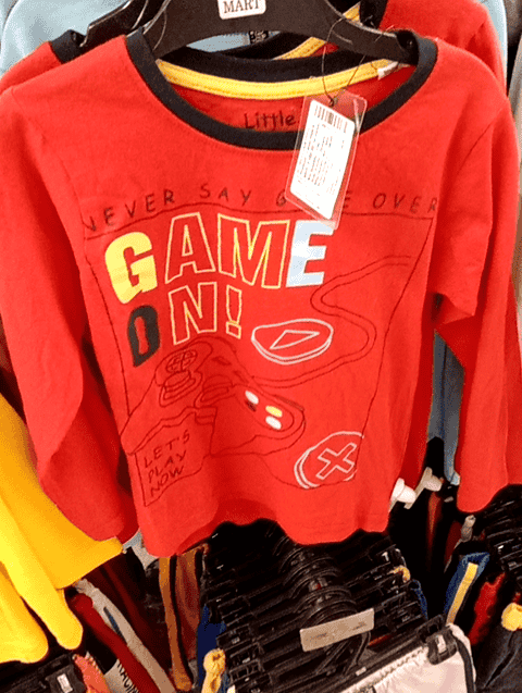 red cotton blend shirt - 20378498 - Very Small Image - 1