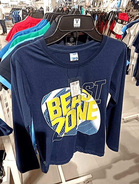 navy blue cotton blend shirt - 20378522 - Very Small Image - 1