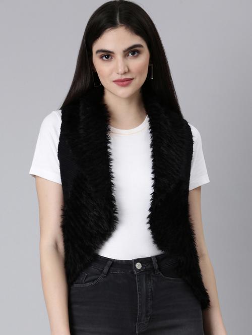 black acrylic shrug - 20381754 - Very Small Image - 1