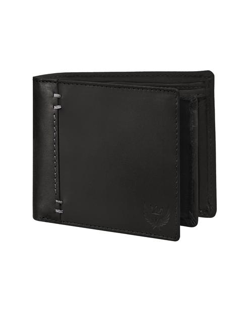 black genuine leather wallet - 20381889 - Very Small Image - 1