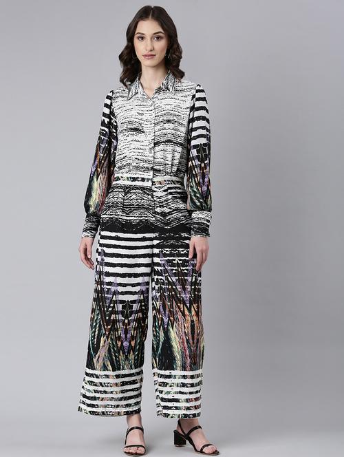 black printed full leg jumpsuit - 20382735 - Very Small Image - 1