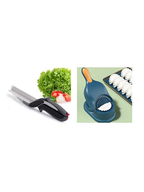 clearex kitchen 2 in 1 fruit or vegetable clever food cutter with momos maker cookie press machine - 20383559 - Very Small Image - 1