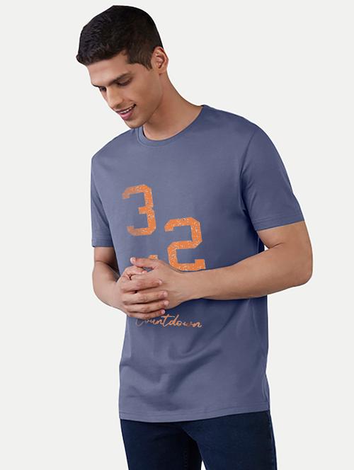 men front print short sleeve t-shirt - 20384734 - Very Small Image - 1