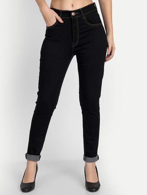 women's plain slim fit jeans - 20386491 - Very Small Image - 1