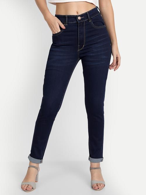 women's plain slim fit jeans - 20386492 - Very Small Image - 1