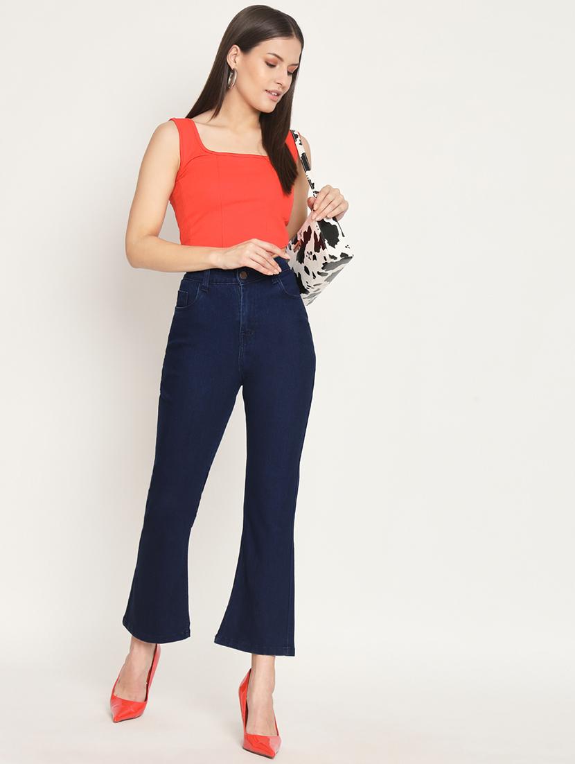 women's plain bootcut jeans - 20386532 - Zoom Image - 4