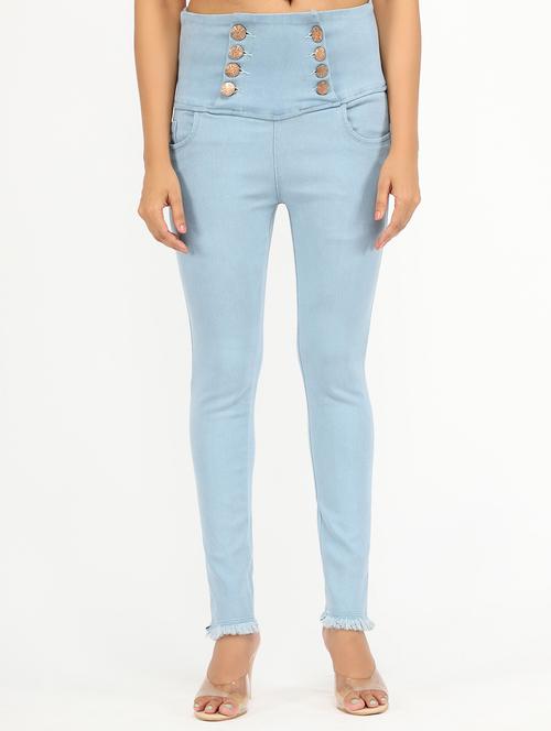 women's plain slim fit jeans - 20386563 - Very Small Image - 1