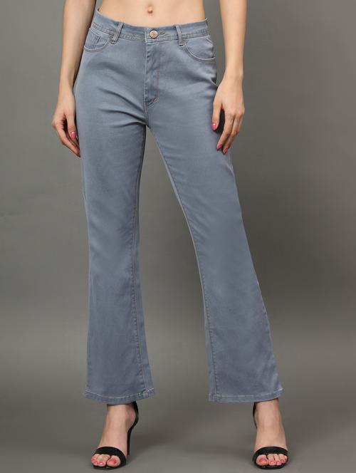 women's plain bootcut jeans - 20386581 - Very Small Image - 1