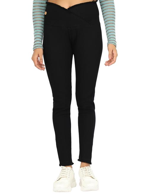 women black denim jegging - 20386803 - Very Small Image - 1