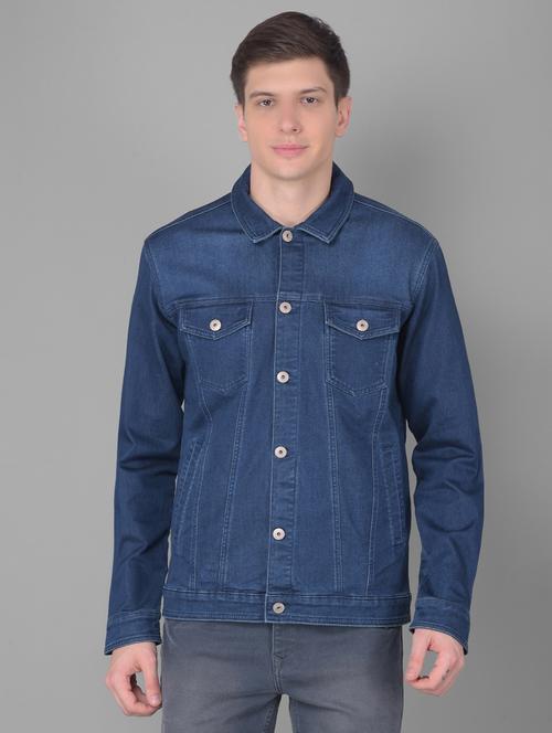 dark blue denim jacket - 20388089 - Very Small Image - 1