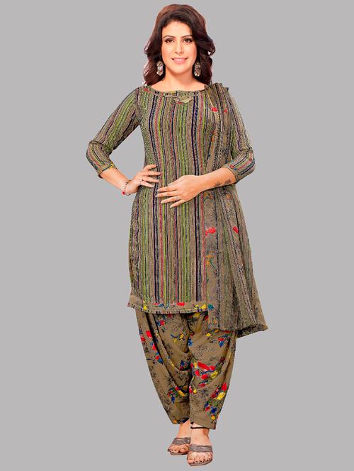 women multi color unstitched patiyala suits - 20390192 - Very Small Image - 1