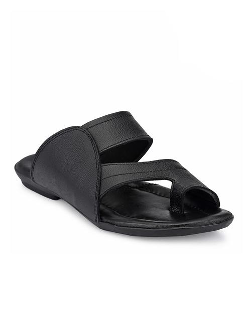black slip on sandals - 20390560 - Very Small Image - 1