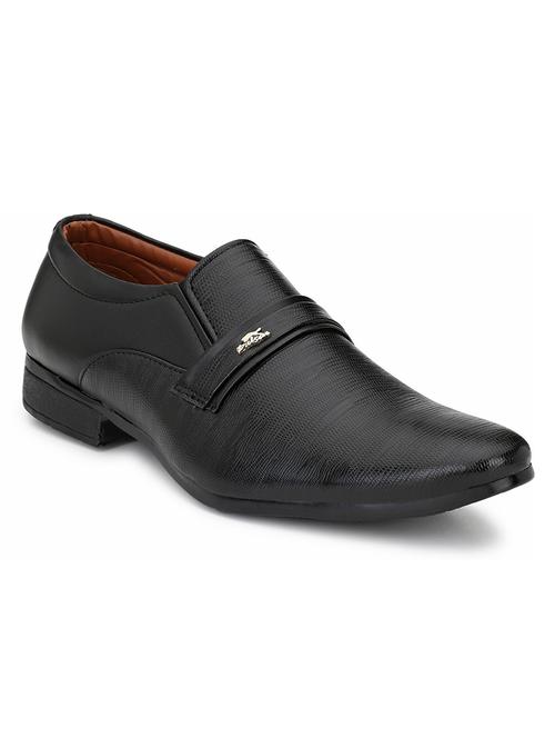 men solid slip on shoes - 20390617 - Very Small Image - 1
