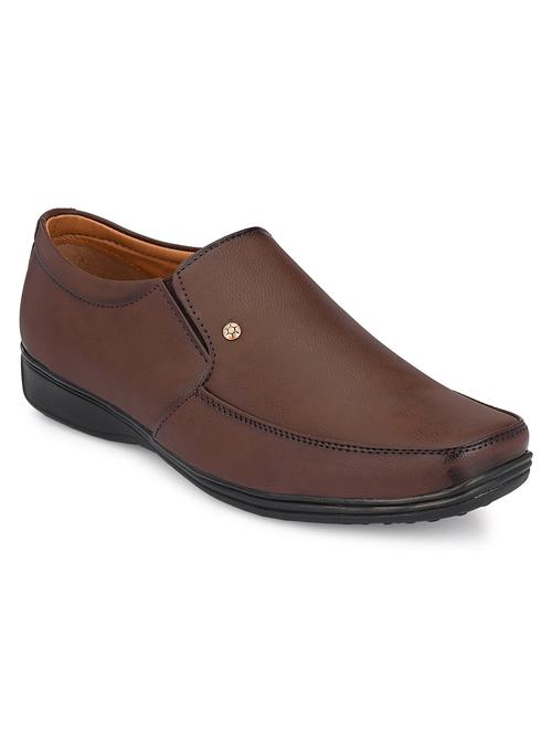 men solid slip on shoes - 20390626 - Very Small Image - 1