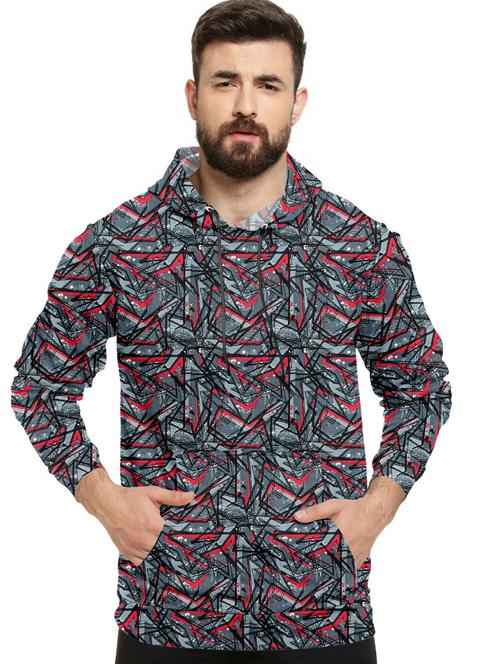 mens all over print sweatshirt - 20393530 - Very Small Image - 1