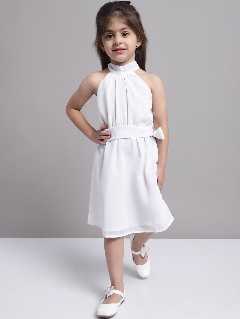 girls mock neck sleeveless frock - 20396818 - Zoom Image - 2