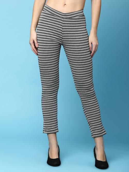 beige cotton jeggings - 20397476 - Very Small Image - 1