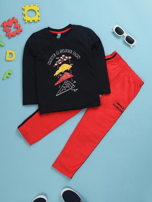 blue cotton suit sets twin & dungree - 20399424 - Very Small Image - 1