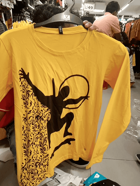 yellow cotton blend tshirt - 20399482 - Very Small Image - 1