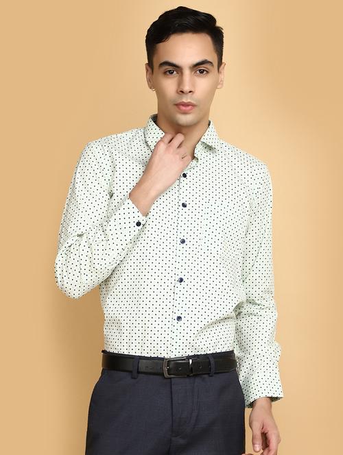 white cotton formal shirt - 20402609 - Very Small Image - 1