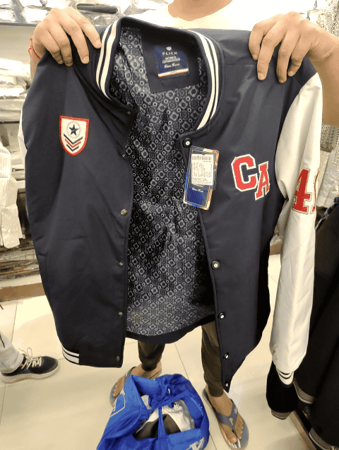 navy blue cotton blend casual shirt - 20403357 - Very Small Image - 1