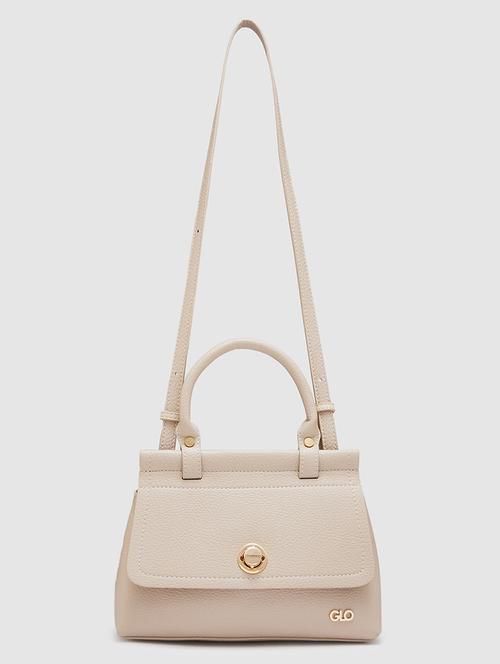 brown leatherette (pu) handbag - 20405819 - Very Small Image - 1