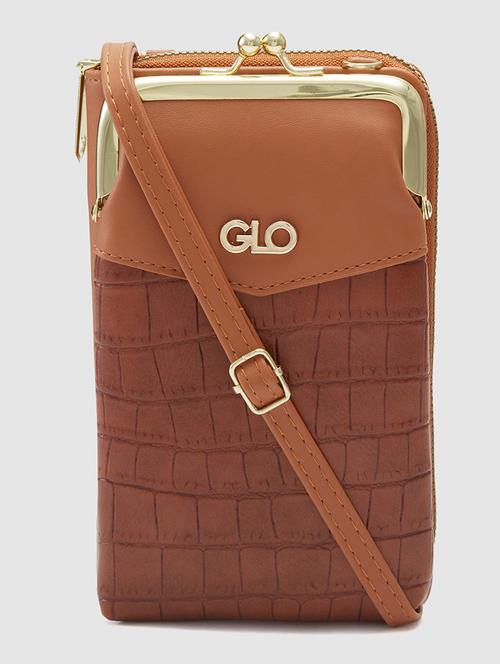 women texture leatherette sling bag  - 20405874 - Very Small Image - 1