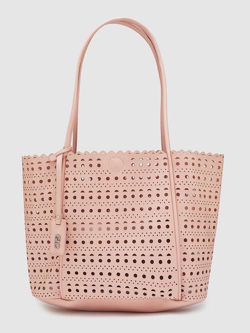 women cut work leatherette handbag - 20405888 - Very Small Image - 1