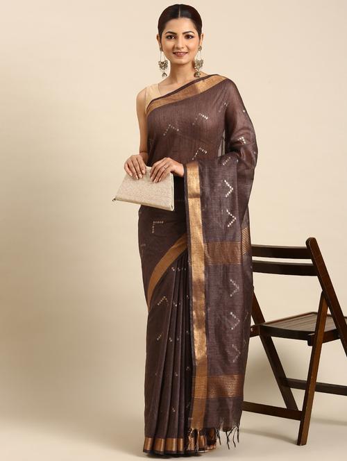 women's embellished saree with blouse - 20406046 - Very Small Image - 1