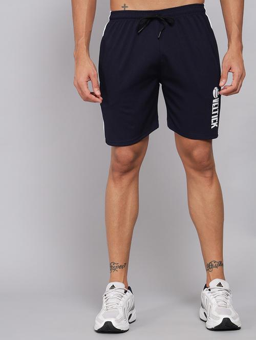 men mid rise typographic printed shorts - 20409242 - Very Small Image - 1