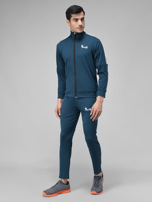 blue solid ankle length track suit - 20409279 - Very Small Image - 1