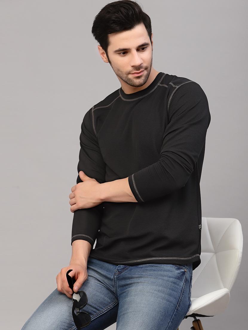 men long sleeved solid sweatshirt - 20410927 - Zoom Image - 4