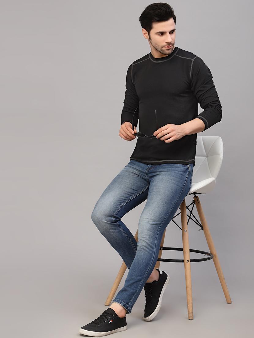 men long sleeved solid sweatshirt - 20410927 - Zoom Image - 5