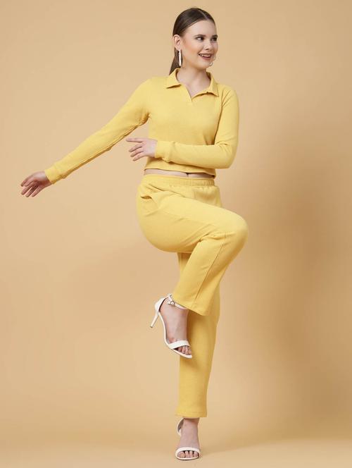 women solid co-ords set - 20411049 - Very Small Image - 1
