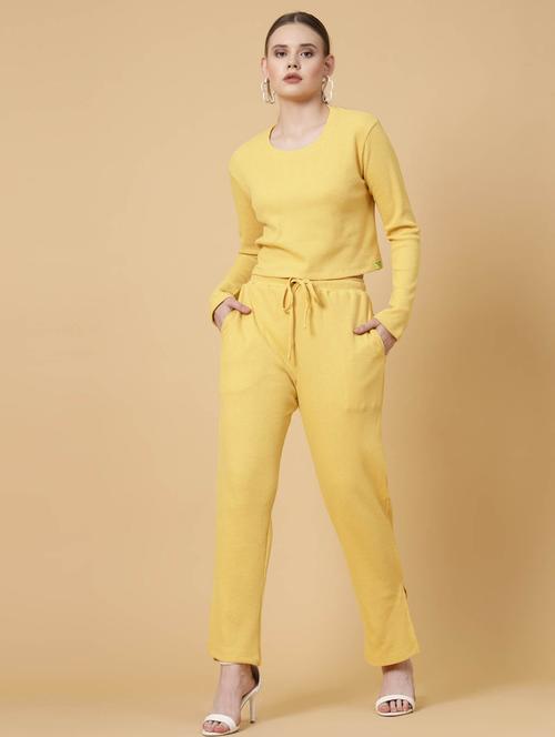 women solid co-ords set - 20411054 - Very Small Image - 1