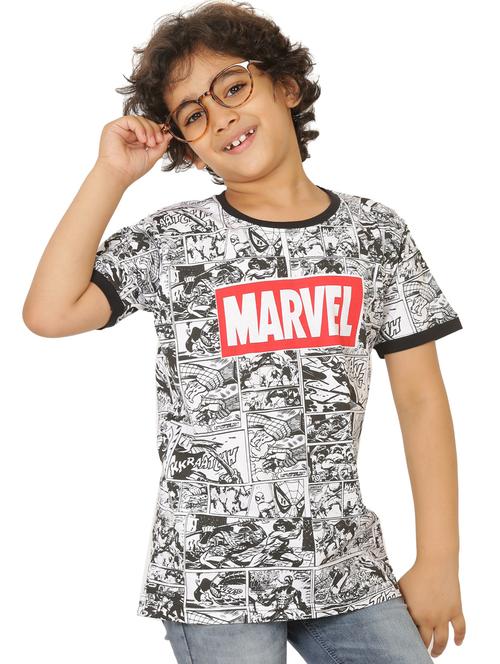 boys round neck graphic printed t-shirt - 20417814 - Very Small Image - 1