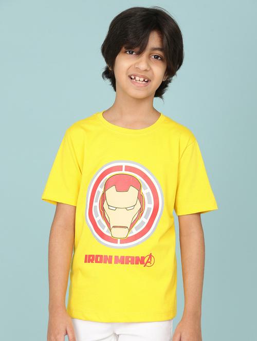 boys round neck graphic print t-shirt - 20417884 - Very Small Image - 1