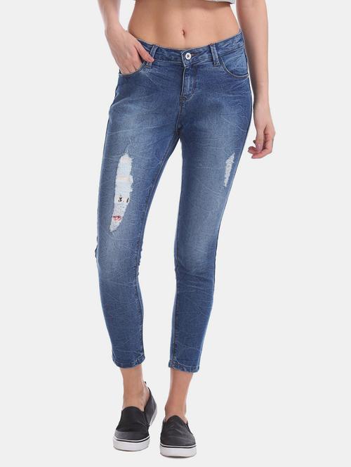 women's plain slim fit jeans - 20420096 - Very Small Image - 1